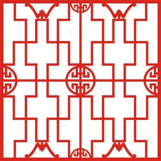 矢量镂空花纹边框底纹