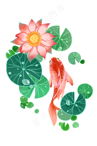 连年有余 新年祝福装饰素材连年有余 新年祝福装饰素材