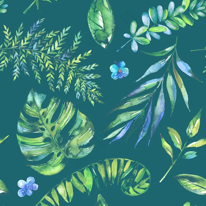 热带鲜花植物设计素材(744X1950)