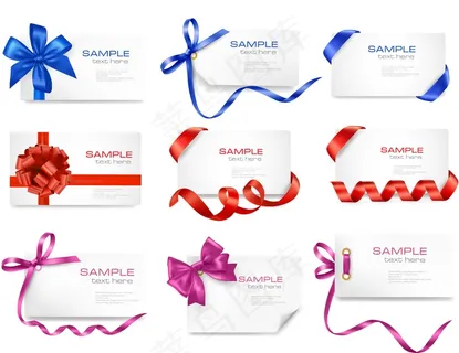 丝带礼品卡
