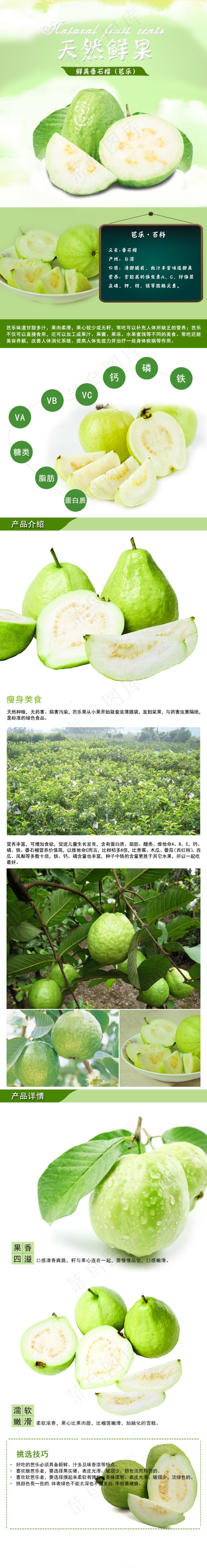 芭乐淘宝详情页psd模版下载