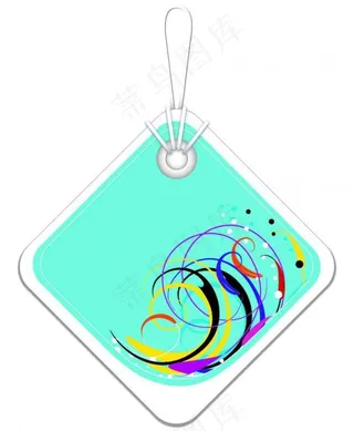 欧矢量素材吊牌图片