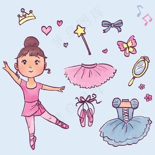 卡通人物矢量图