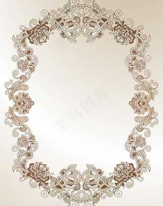 古典花纹边框图片