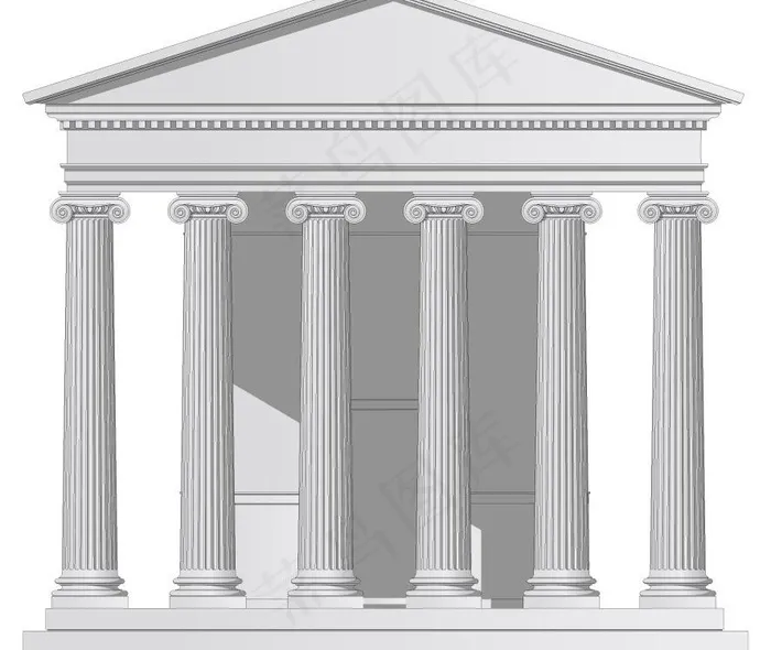 欧式建筑矢量图片eps,ai矢量模版下载