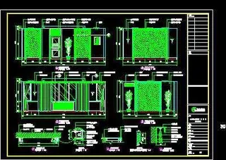 五星级宾馆cad详图、装修施工图纸...