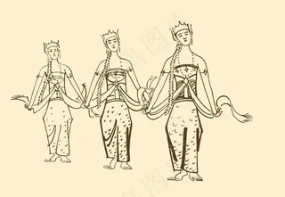 印度尼西亚舞蹈图片