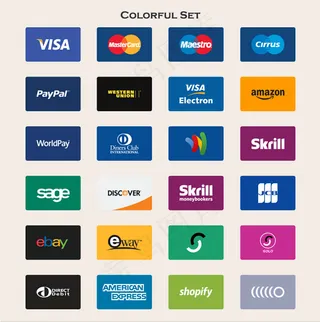 24种支付工具图标