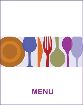 餐厅菜单模板矢量素材