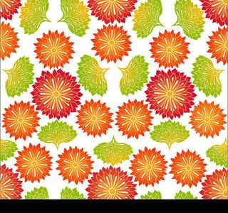 大红花印花背景图案