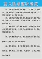 矿山制度牌11cdr矢量模版下载