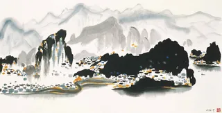 山水吴冠中图片