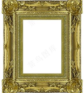 华丽欧式花纹相框图片