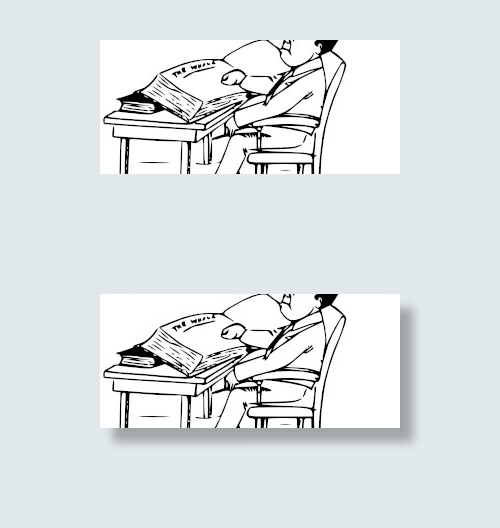 人读书的剪辑艺术