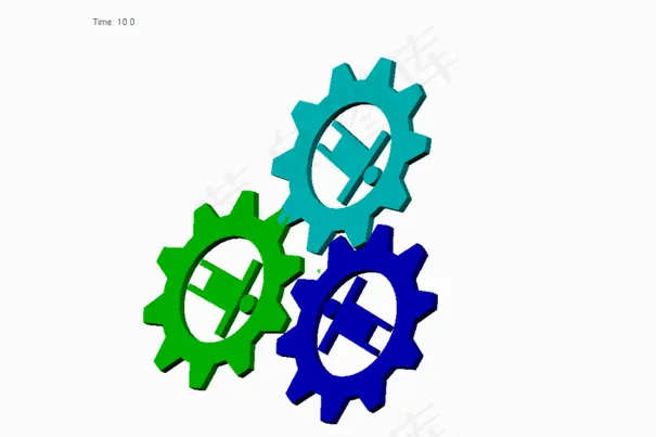 齿轮机构ai矢量模版下载