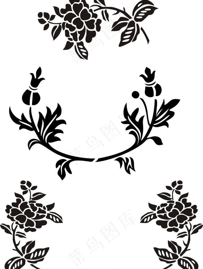 高档欧式花纹图片