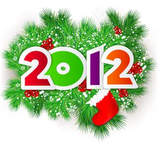 创意2012字体矢量素材03矢量素...