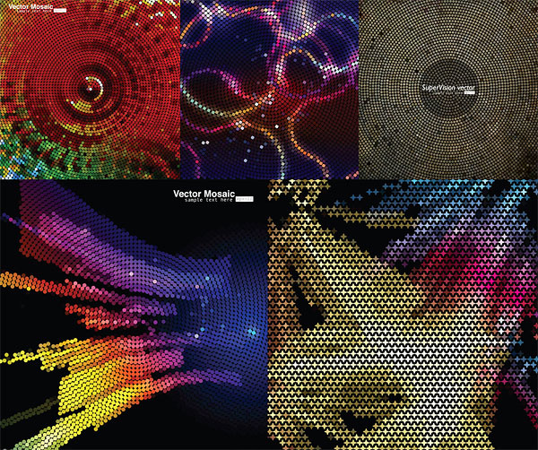 密集小点点背景矢量素材