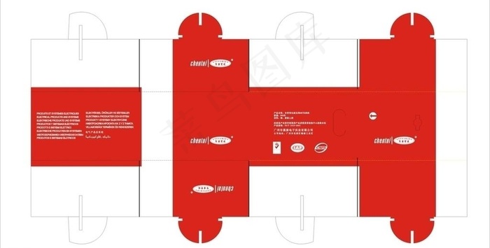 电子包装图片cdr矢量模版下载