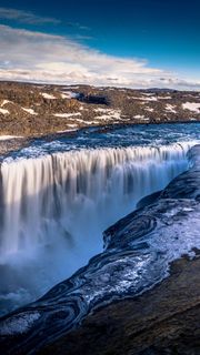 壮观的瀑布高清摄影图片