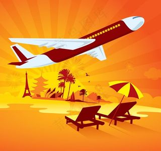 度假旅游背景图片