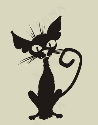 卡通动物简笔插画