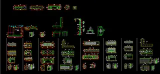 超级全的接待台CAD图库