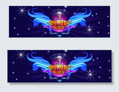 KTV贵宾接送专用车 车贴