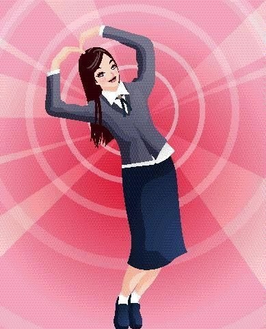 女性 学习生活 矢量 EPS格式 ...eps,ai矢量模版下载