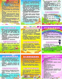 幼儿园制度图片