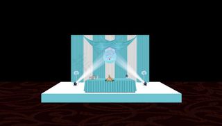 婚礼资料布置图库婚庆背景舞台现场效果图