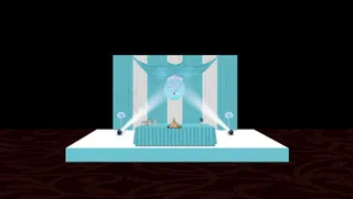 婚礼资料布置图库婚庆背景舞台现场效果图