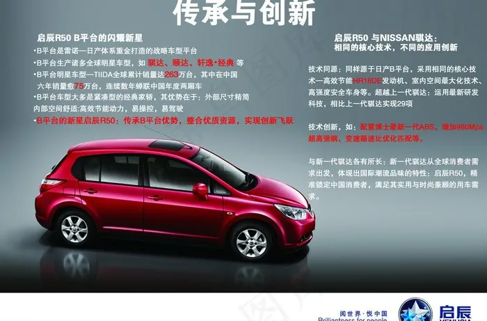 启辰台卡图片psd模版下载