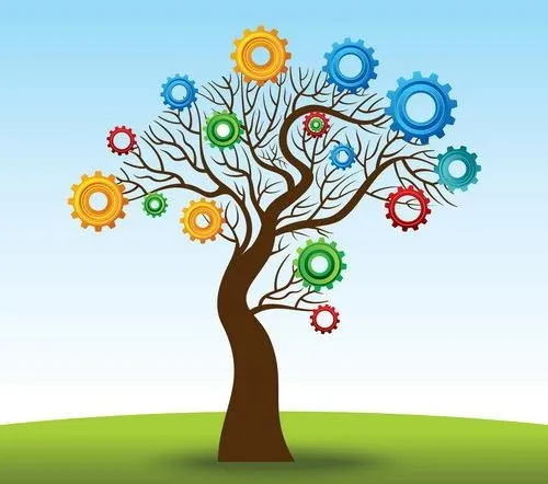 创意树木图片eps,ai矢量模版下载