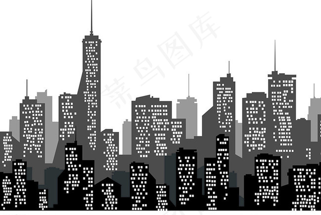 城市剪影图片