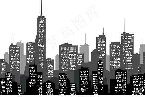 城市剪影图片