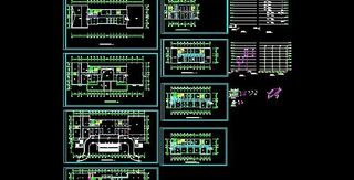 九层法院办公楼消防及给排水设计图