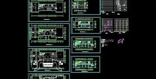 九层法院办公楼消防及给排水设计图