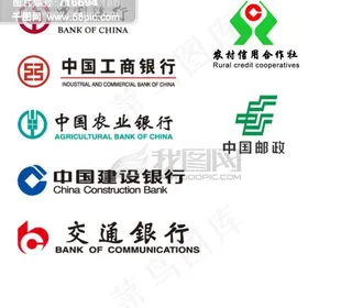 银行标志 工商银行 农业银行 中国...