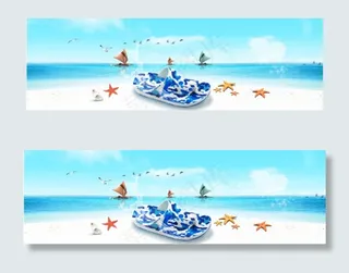 淘宝天猫沙滩鞋海报