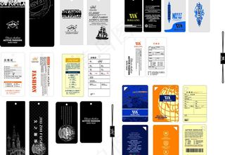 服装吊牌系列图片