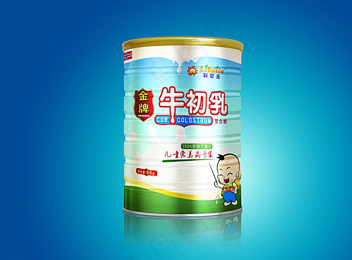 奶粉罐装 效果图 铁罐图片psd模版下载