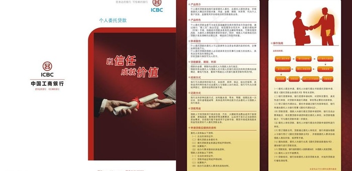 个人委托贷款图片cdr矢量模版下载