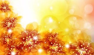 梦幻花纹背景矢量素材