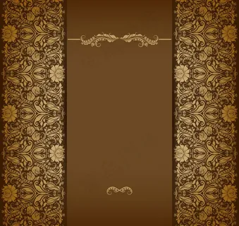 欧式花纹背景图片