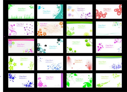 草花综合系列名片