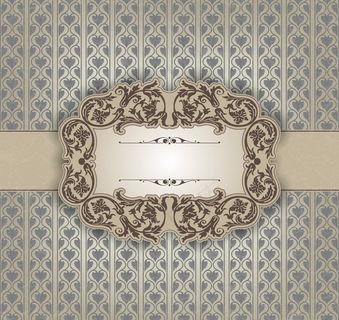 欧式花纹背景图片