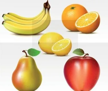 新鲜的水果矢量