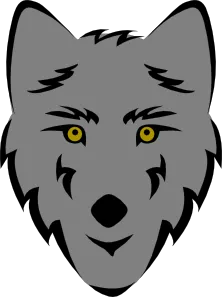 狼的头夹艺术风格