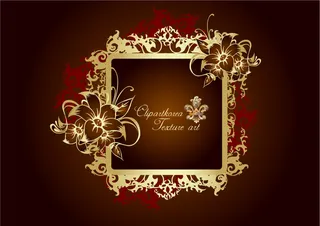 时尚潮流花纹矢量图下载